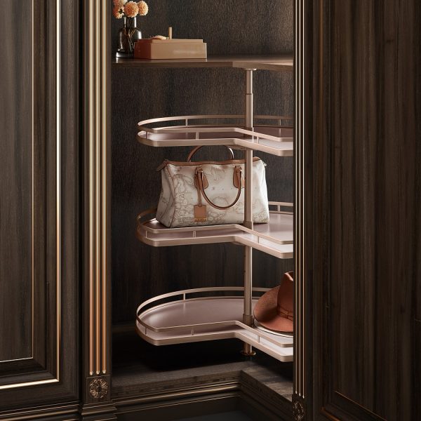Violet Rotating Lower 3-tier Shelves