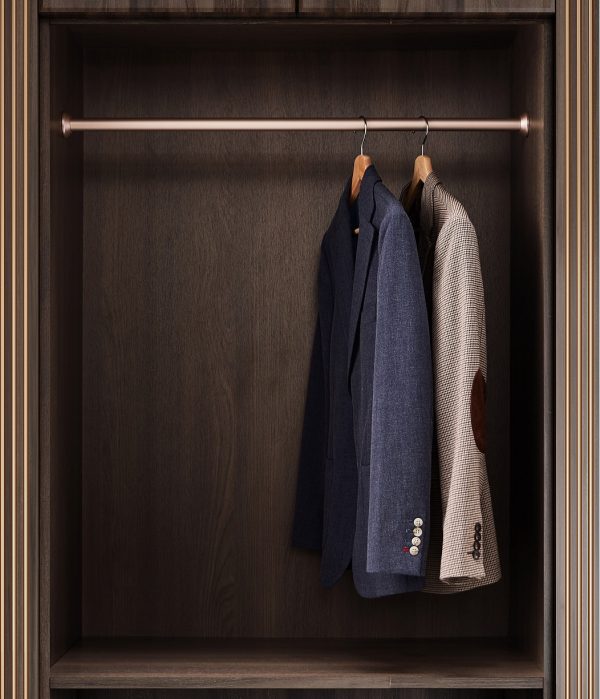 Violet Round Clothes Rod / Socket