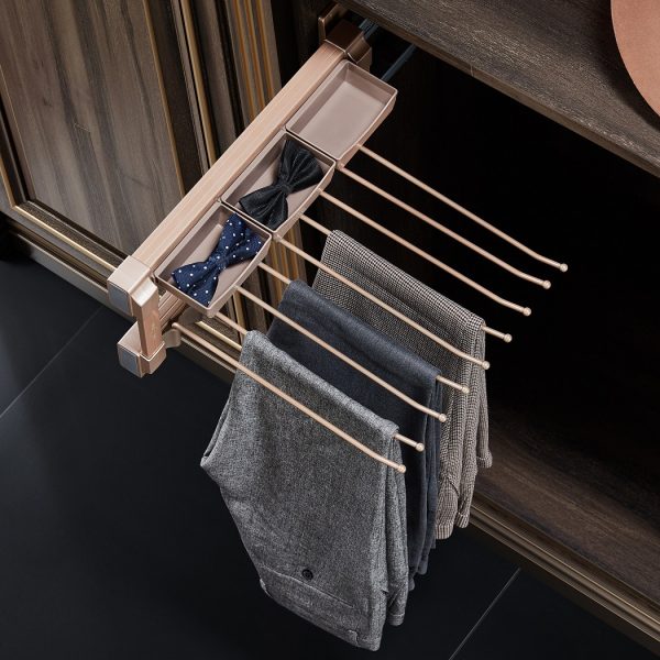 Violet Side Panel Pull-out Trouser Rack