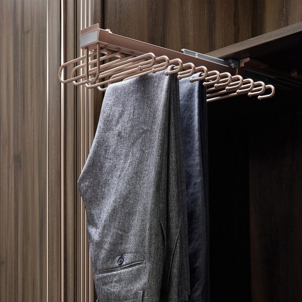 Violet Top Panel Pull-out One way Trouser Rack
