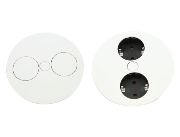 Twist Outlet 2 (White)