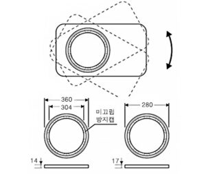 AL Round / Top Rotation Plate – KOSYS Modular Cabinet Corp.